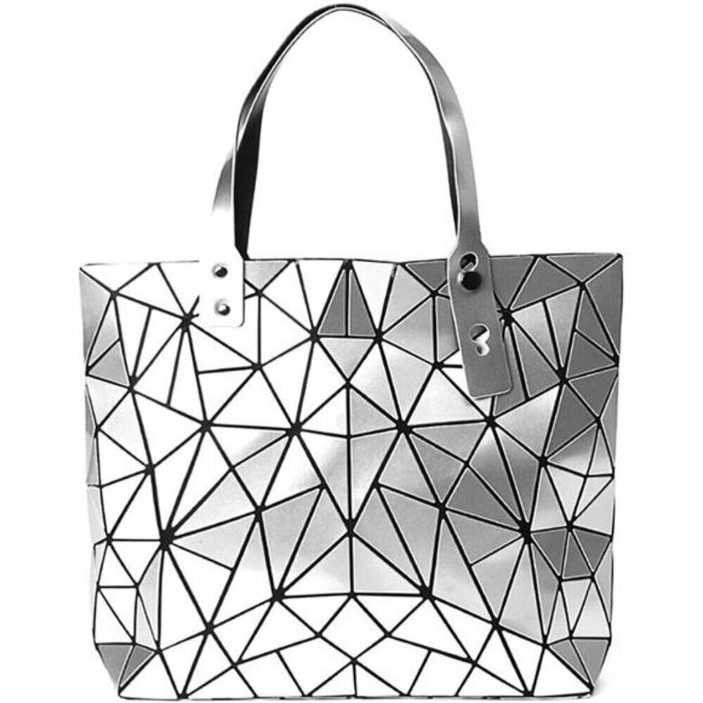 Women Holographic Laser Envelope Clutch Handbag Shoulder Bag Tote